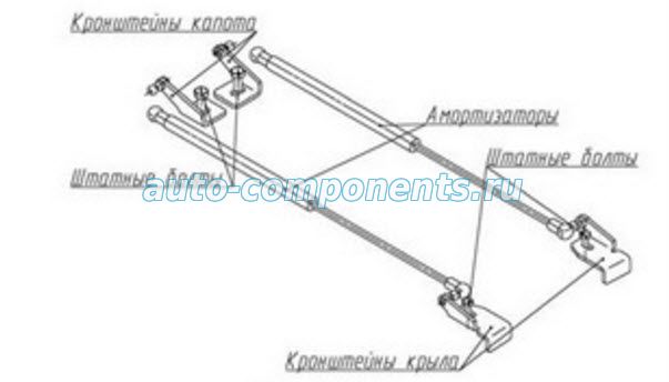 схема упоров Lifan X60